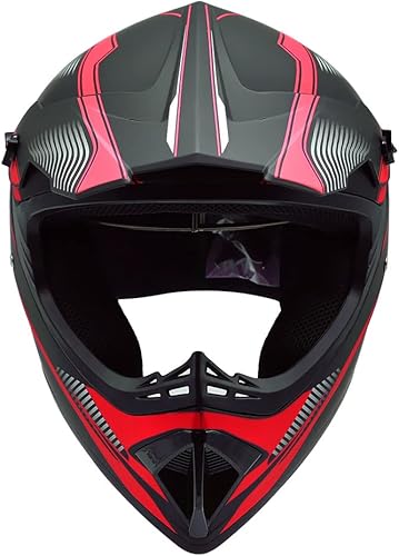 Miniatura 6 de DOT - Cascos ATV MX para adultos, cascos de moto todoterreno de cuatro ruedas, cascos de motocross, cascos de motocicleta y deportes de motor con