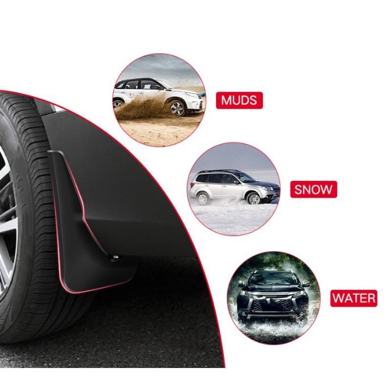 Guardabarros para Ford Mustang Mach-E 2021-2023 que protegen los bajos contra salpicaduras de agua 5