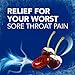 Vicks VapoCool Severe Medicated Sore Throat Drops, Max Strength Menthol, Soothes Sore Throat Pain, Cherry Flavor, 45ct