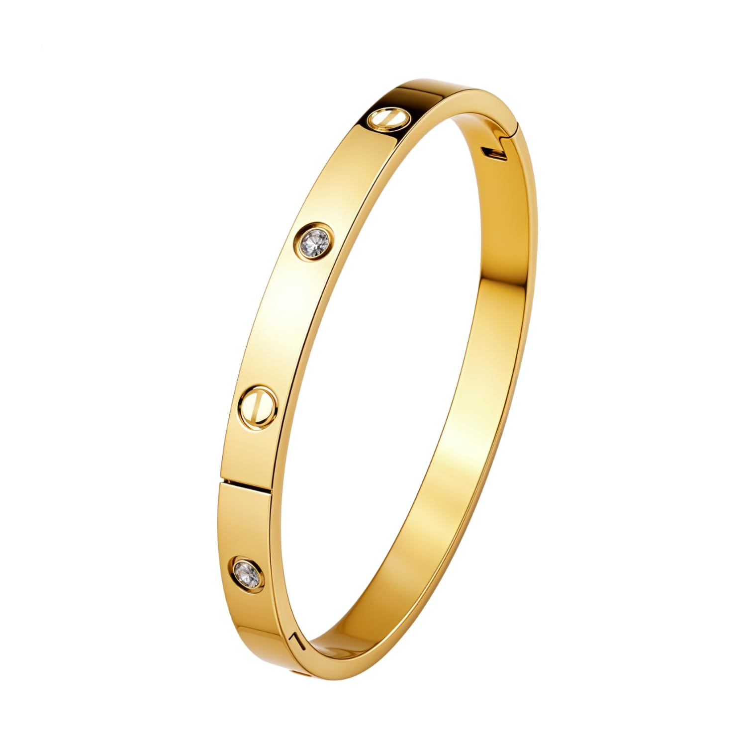 HighSpark Gold Bracelet for Women | 18K Gold Plated Stainless Steel Gold Bracelet | Lovely Gift for Women