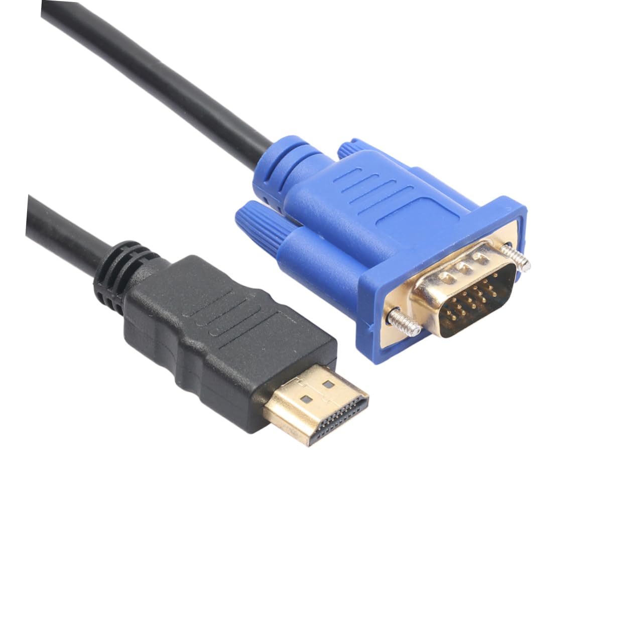 KICHOUSE 5m to Adapter Cable Gold Plated 15 Male 1080p Resolution No Chip for Projectors