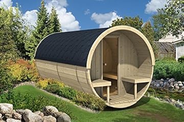 8 person barrel sauna