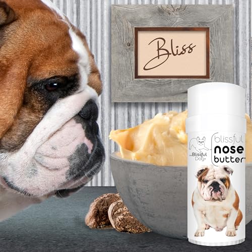 Image of The Blissful Dog Bulldog Nose Butter, Versatile Dog Nose Balm for Dry Nose, Handcrafted Nose Moisturizer, Easy-to-Apply Dog Essentials, Unscented, 2.25 oz.