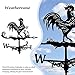 Generic Weathervane,Wind Vaneer Pattern Wind Vane Tool Roof Mount Ornamenttion Outdoor Yard