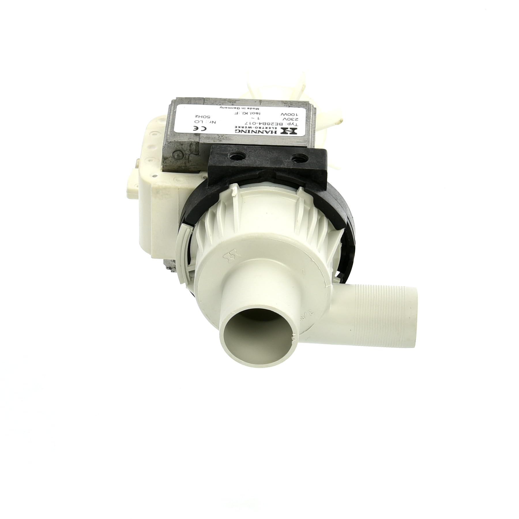Hanning Ablaufpumpe BE28B4-017 für Kombidämpfer und Heißluftofen Rational 3002.1000 230V 100W 50Hz Eingang ø 30mm Ausgang ø 24mm, CLine, CM101G, CM61G, CC101, CCM102, CD202, CD61, CPC102, CPC202
