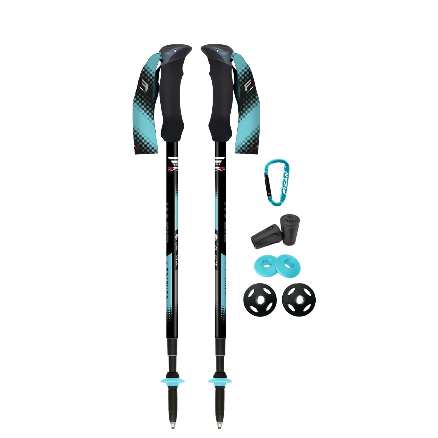 Fizan Compact 4 Bâtons de Trekking Mixte