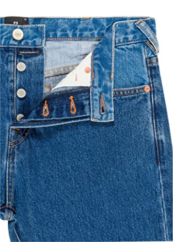 Paul Smith Jeans Men's Rigid Western Twill Two-Tone Slim Standard FIT Button Fly Denim Jeans W/Copper Hardware (36)2