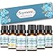 Skymore Top 6 Essential Oil Blend Gift Set, Aromatherapy Oils for Diffuser, Best Therapeutic Grade Kit (Sleep, Breathe, Relaxation, Refresh, Immunity, Decompression)