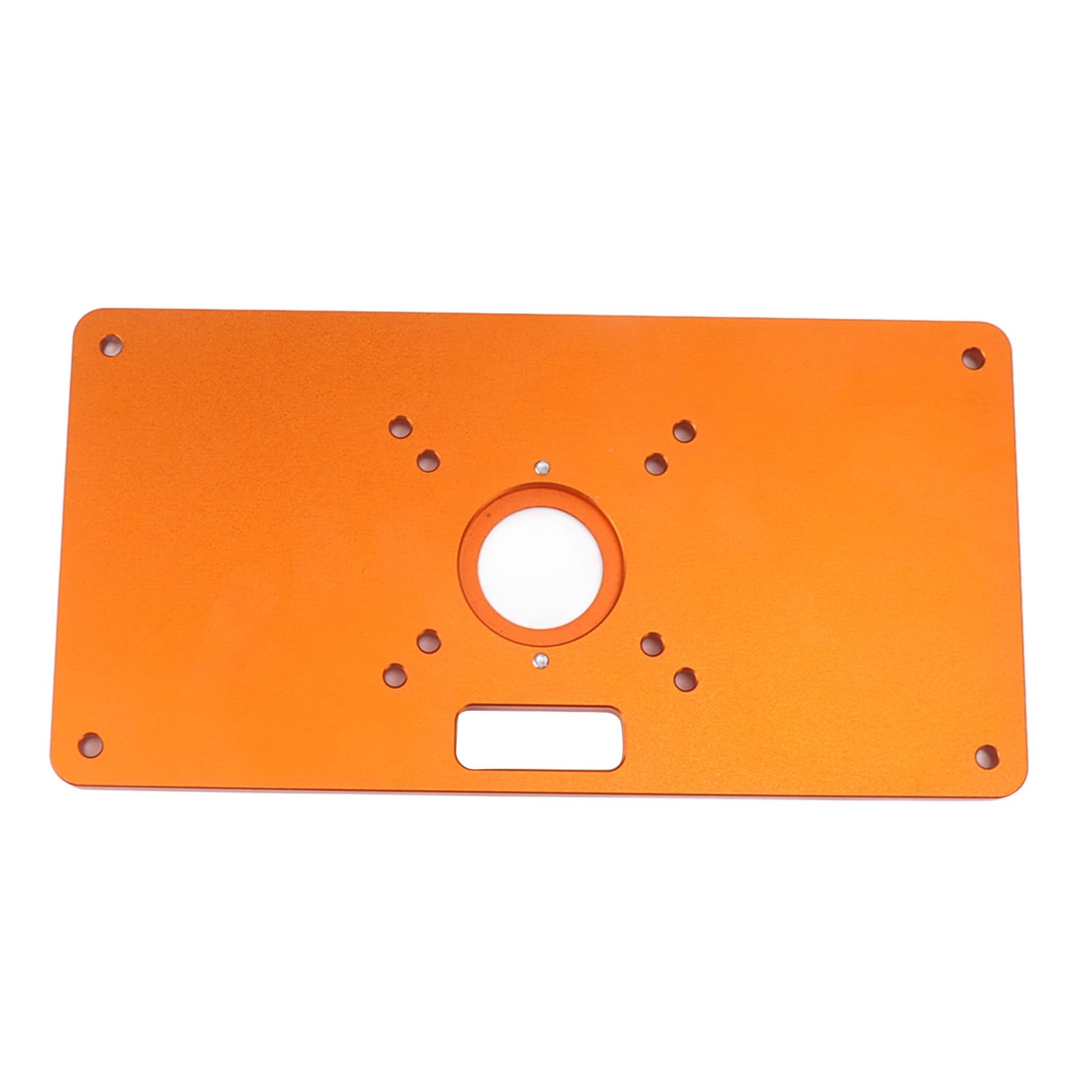 Placa de inserción para mesa de routers, tablero abatible de fresado de madera en aleación de aluminio, panel abatible para máquina de rebajado duradero con 15 accesorios para el