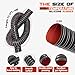 2 1/2 in Intake Hose Automotive Air Duct Hose Length 4 Meter (13.3 Feet) Double-layer Silicone Flexible Brake Cooling Ducting Induction vacuum hose for Air System (Black)