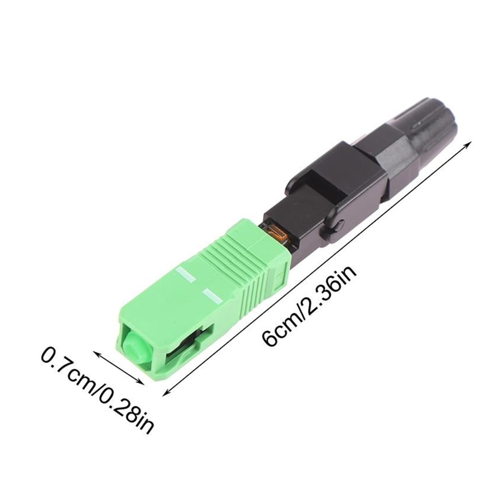 Épisseur de Fibre Optique Adaptateur Fibre Optique monomode Rapide SC APC, 5 pièces, Assemblage sur Le Terrain for FTTH(B)