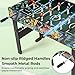 Goplus Foosball Table, 2-in-1 Soccer Table with Detachable Legs for Tabletop, Freestanding Arcade Game Table with 2 Balls, 2 Score Records for Adults, Indoor Home Office Bar Game Room