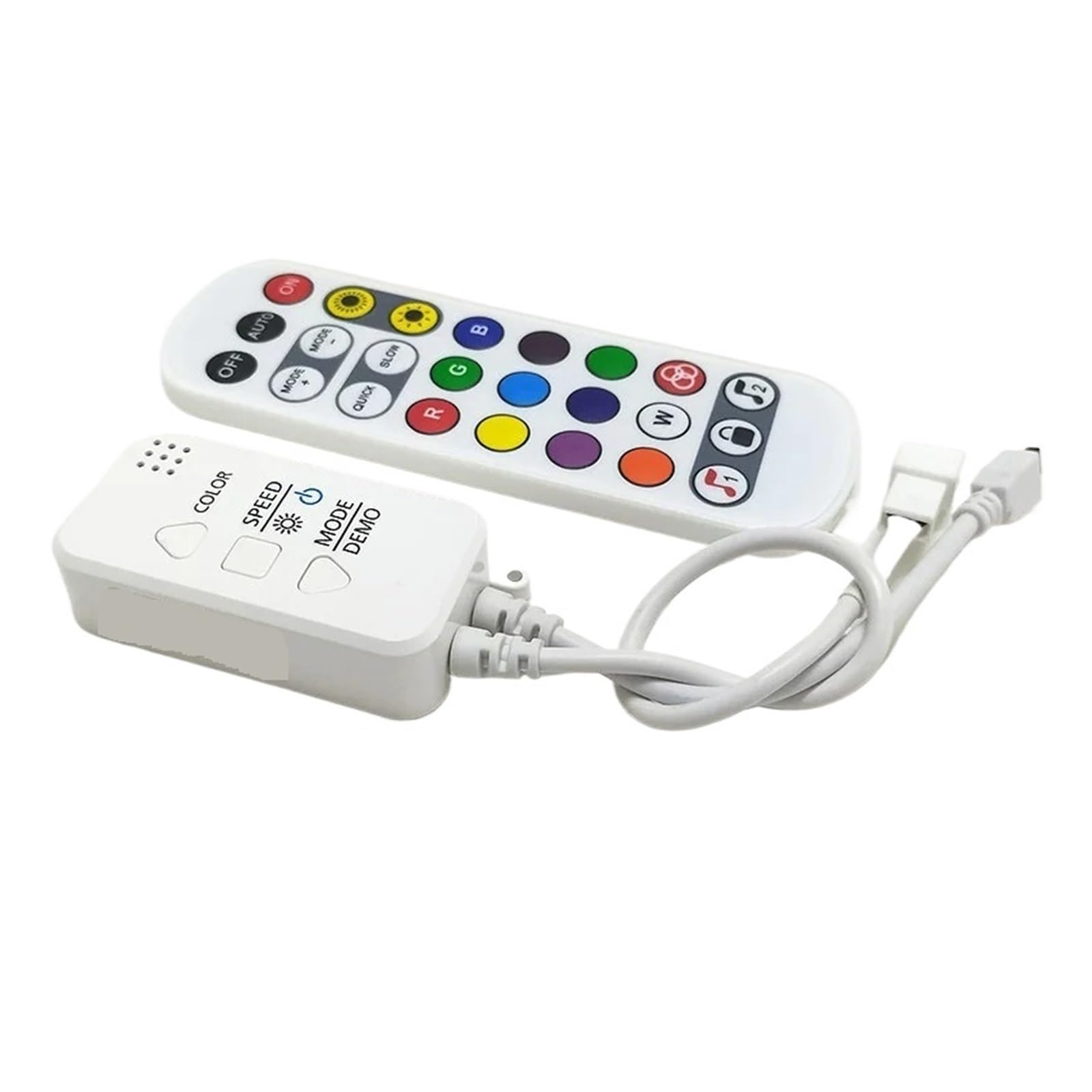 Controller LED con telecomando a 24 tasti controller striscia luminosa LED dimmer (una uscita)