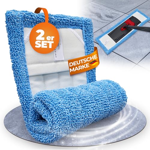 Wowtowelz Wischmopp Bezug Bodenwischer Wischbezug Fliesen und Steinböden (Intense Plus, 40 cm - 2 Stück) Wowtowelz Wischmopp Bezug Bodenwischer Wischbezug Fliesen und Steinböden (Intense Plus, 40 cm - 2 Stück)