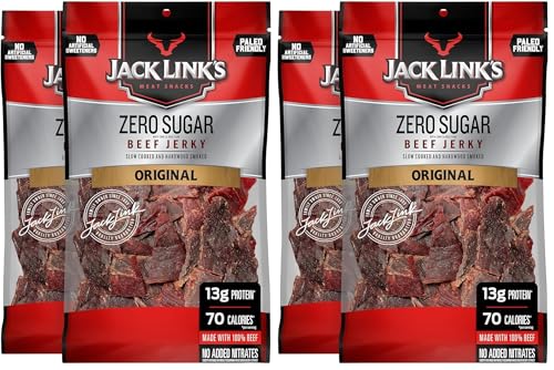 Jack Link's Original Zero Sugar Beef Jerky - 7.3 oz Bag - Ready t...