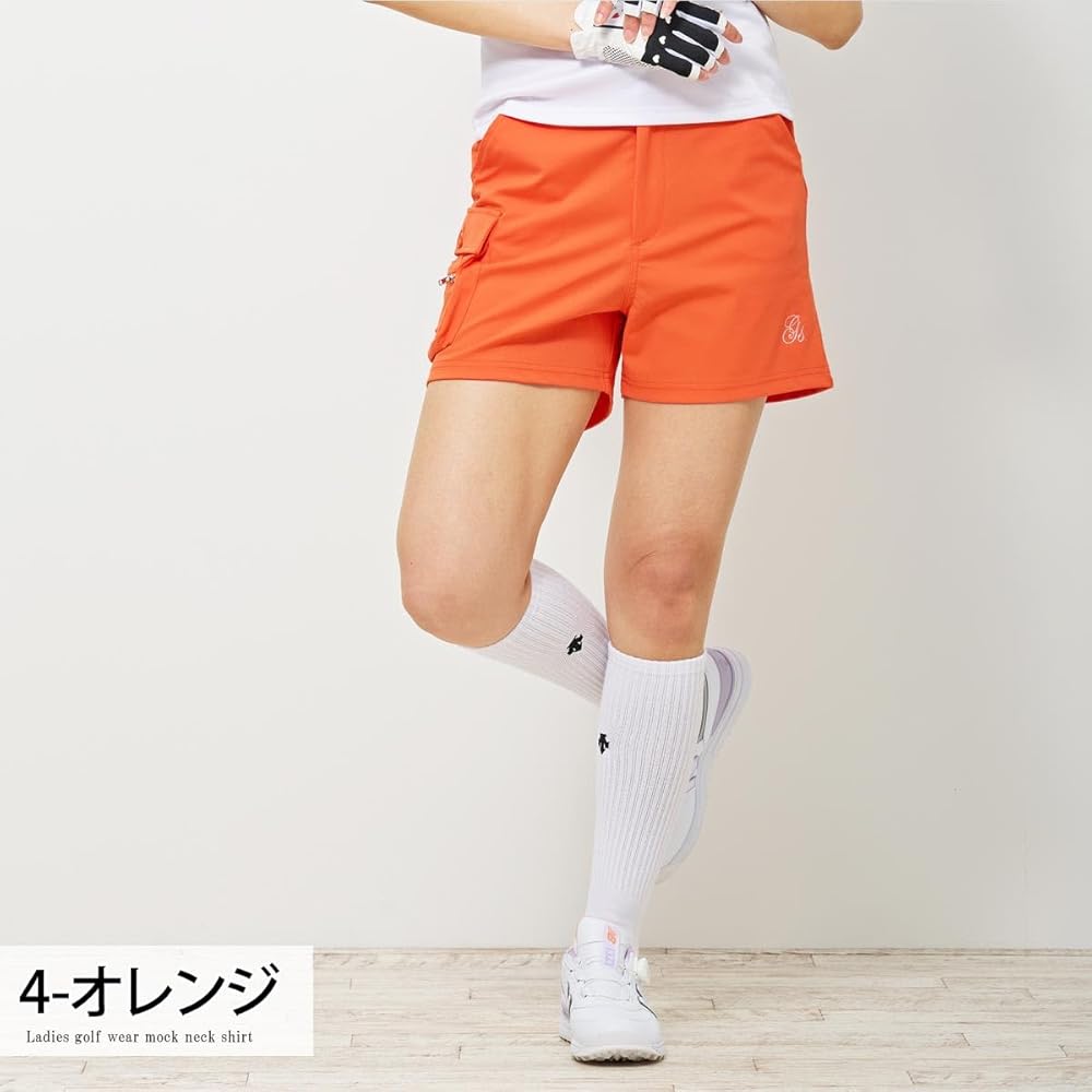 Amazon | レディース ゴルフウェア ゴルフショートパンツ gs GOLF