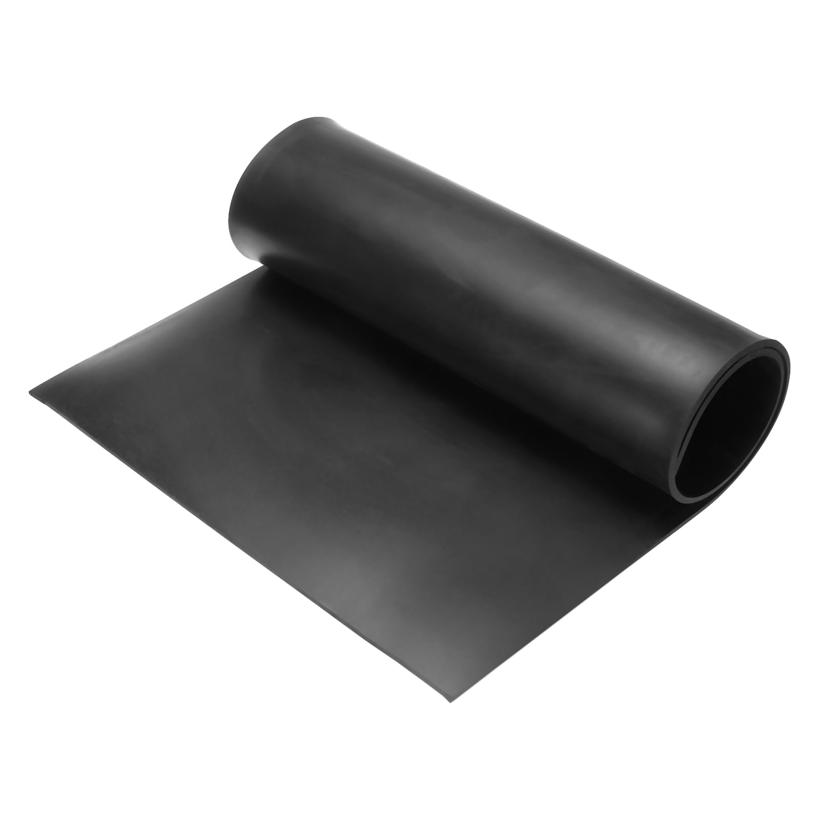 QUARKZMAN Lámina De Goma Sólida De 1/4" De Grosor X 12" De Ancho X 27.5" De Largo, Material De Techo De Neopreno Antideslizante Para Juntas Material DIY, Almohadillas, Sellado, Paragolpes