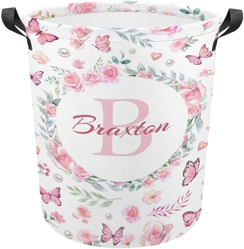 Miniatura 25 de ZOE DAVISON Cestas de lavandería personalizadas de elefante, regalos personalizados de elefante, cesta de lavandería con nombre personalizado para