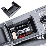 TACORBO Center Console Tray Compatible with Volkswagen Tiguan 2025 2026, Front Console Organizer VW Tiguan 2025 2026 Accessories,Coin Holder ABS Console Storage Box Tray