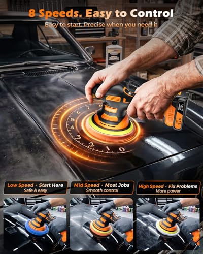 CORANEX 8-Speed Cordless Buffer