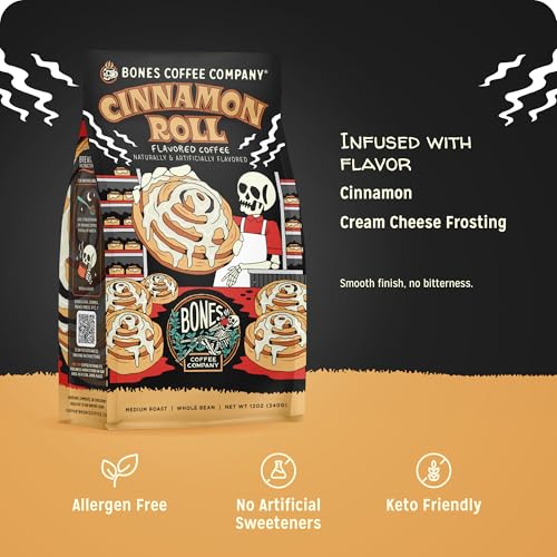 Bones Cinnamon Roll Flavored Coffee