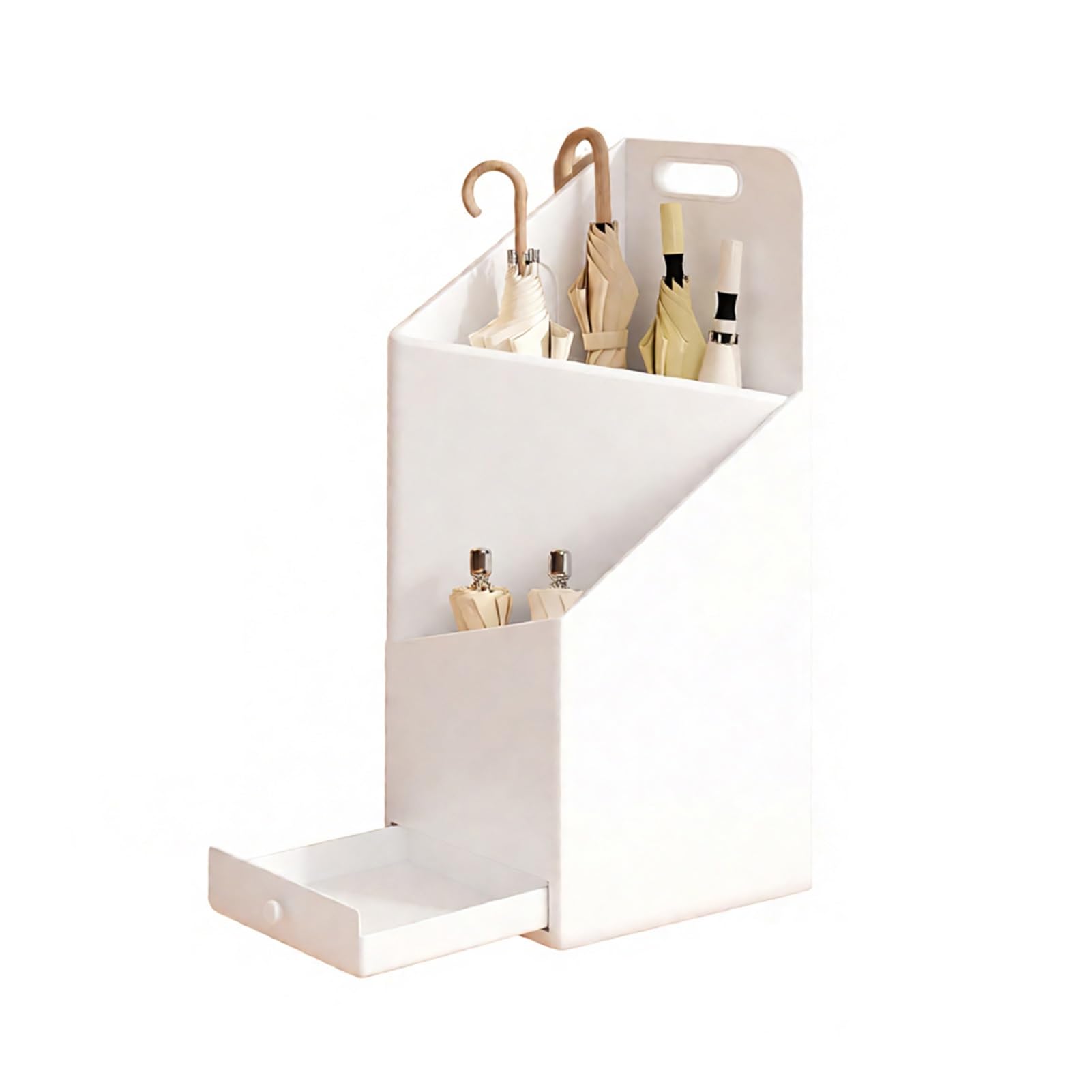 Porte-parapluie avec plateau amovible pour parapluies humides à la maison et au bureau