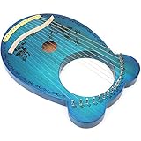 Arpa de caoba Material de madera azul Forma de panda Arpa C Caoba maciza de escala mayor para el mejor regalo para el hogar