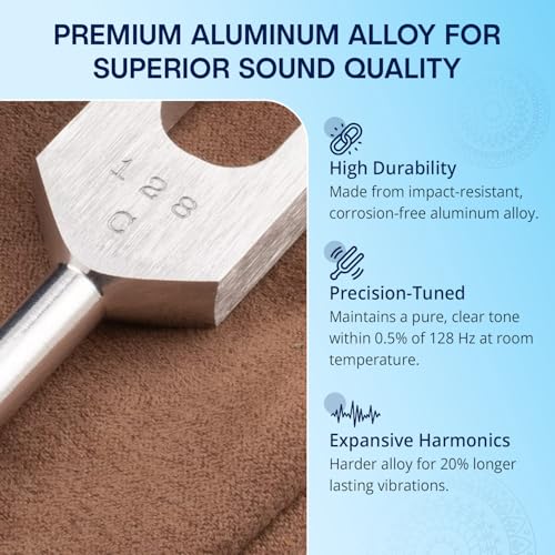 otto 128 weighted tuning fork for healing made in the usa chakra healing sound therapy for reducing inflammation meditation relaxation sound healing instruments amp sound therapy instruments