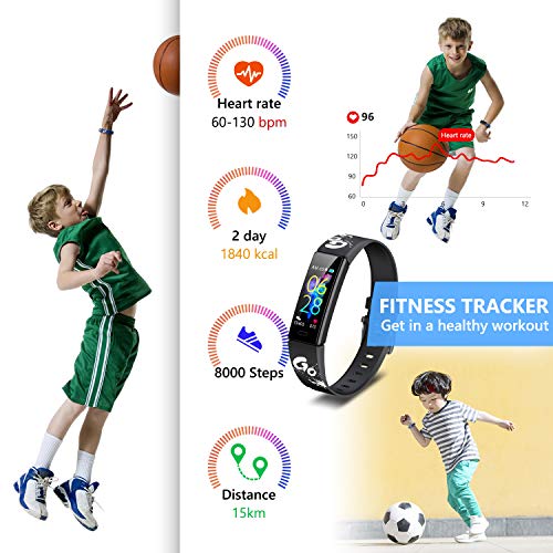 Mgaolo Slim Fitness Tracker for Kids Women,IP68 Waterproof Activity Tracker with Blood Pressure Heart Rate Sleep Monitor,11 Sport Modes Health Smart Watch with Pedometer Alarm Clock,Great Gift (Pink)