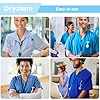 Oryzium 3 Pcs Nurse Watch,Pocket Nurses Fob Watch with Pin/Clip,Silicone Brooch Watches for Medical Health Care,Easy for Nurses Doctors Paramedic to Carry (3 Colors with Label) #5