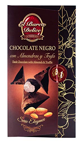 Chocolat Noir aux Amandes et Truffes - El Barco Delice (100 g) Cover