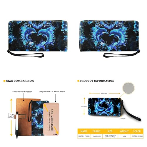 Boatee Satchel Handbag and PU Leather Wallet Set Tote Bag with Zipper Women Wallet Purse3