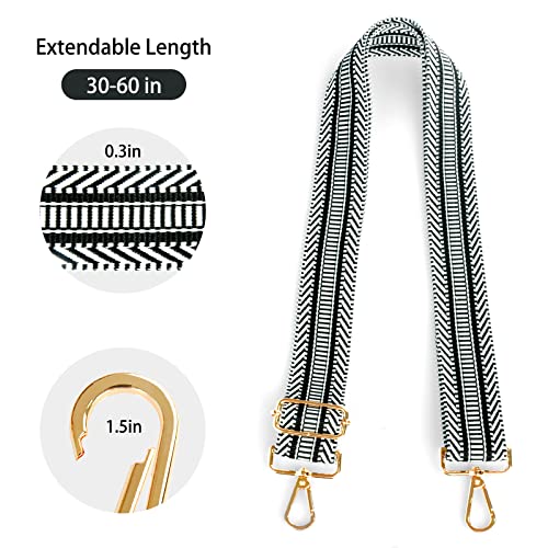 Image of Purse Straps Replacement Crossbody Straps for Purses,Wide Shoulder Strap for Bags Extender Guitar Straps for Handbags