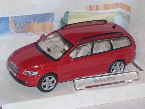 Volvo V50 V 50 Rot Red Kombi Neu 1/43 Cararama Modellauto Modell Auto