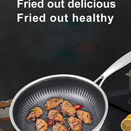 Wok antiadherente 26cm con tapa de vidrio y mango ergonómico miniatura 4