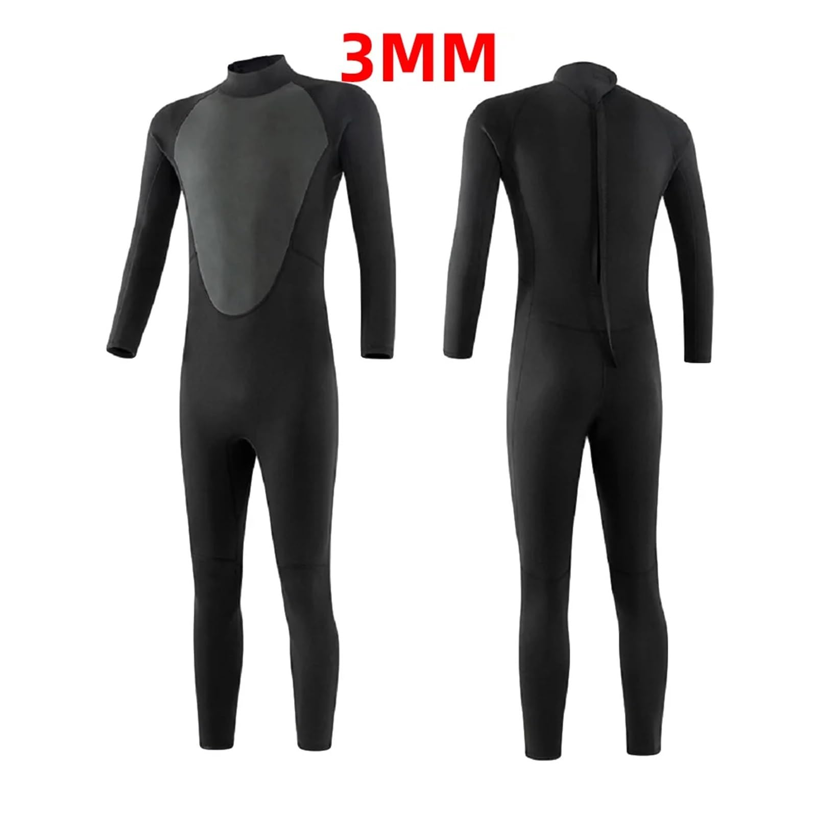 Mutino da sub Mute da sub in neoprene da 3 mm/2 mm, mute da surf, snorkeling, kayak, pesca subacquea, apnea(3.0 mm,4XL)