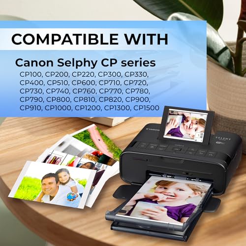 Double Dragon Replacement for Canon Selphy CP1300 KP-108IN Ink and Photo Paper Set, White, 100 x 148mm - Image 3