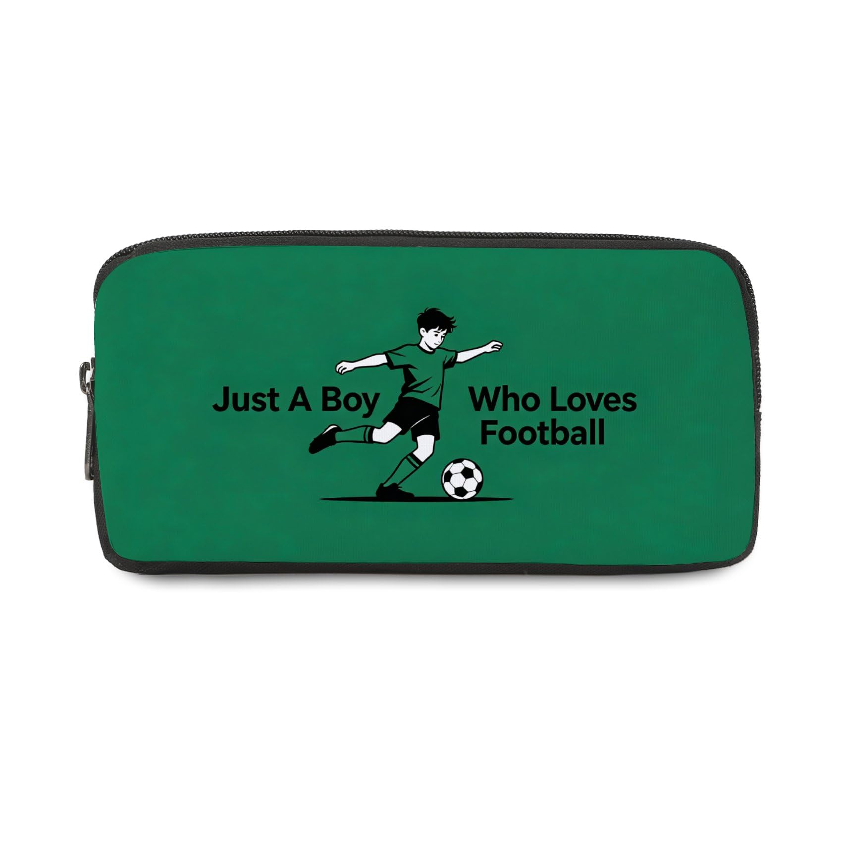 Nudoraw Football Pencil Case, Football Gifts for Boys,Large Capacity Stationery Bag, Aesthetic Desk Organizer, Ideal for College Office Daily Use