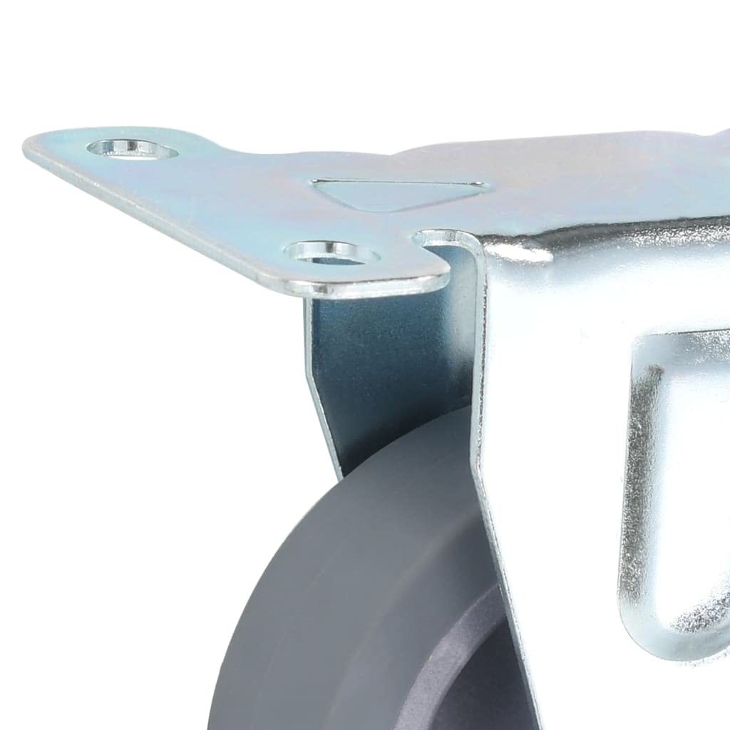 vidaXL Ruedas fijas 24 unidades 75 mm