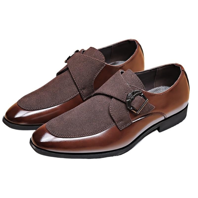 Men's Business Casual Loafers Patent Leather Formal Oxford Slip On Dress Shoes Men's Casual Dress Oxfords Shoes for Daily Walking