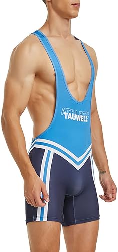 Gymskop Enterizo deportivo sin mangas para hombre de lucha libre atlética para apoyos ajustados