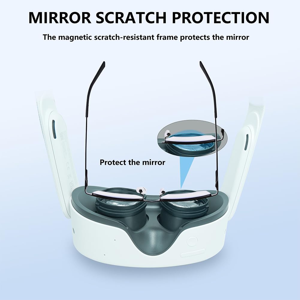 Lente para gafas Quest 3S VR Protector magnético de lente marco antiarañazos