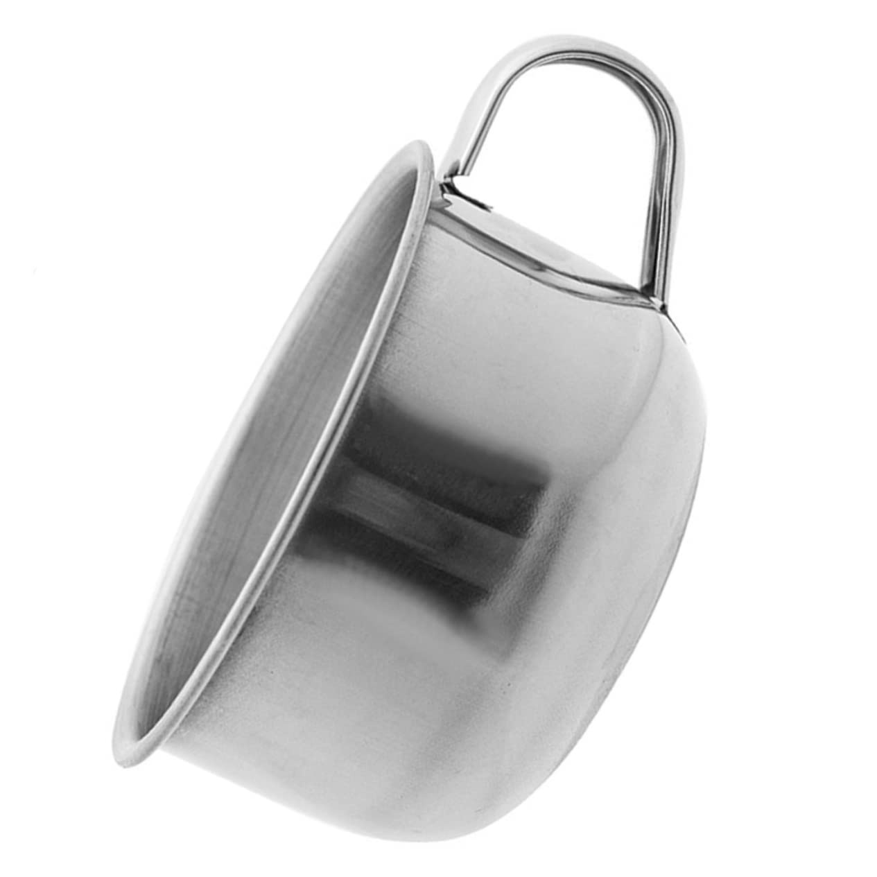 Ipetboom Stainless Steel Shaving Bowl Portable Shave Mug for Men for Shaving Soap and Compact present for Grooming Enthusiasts