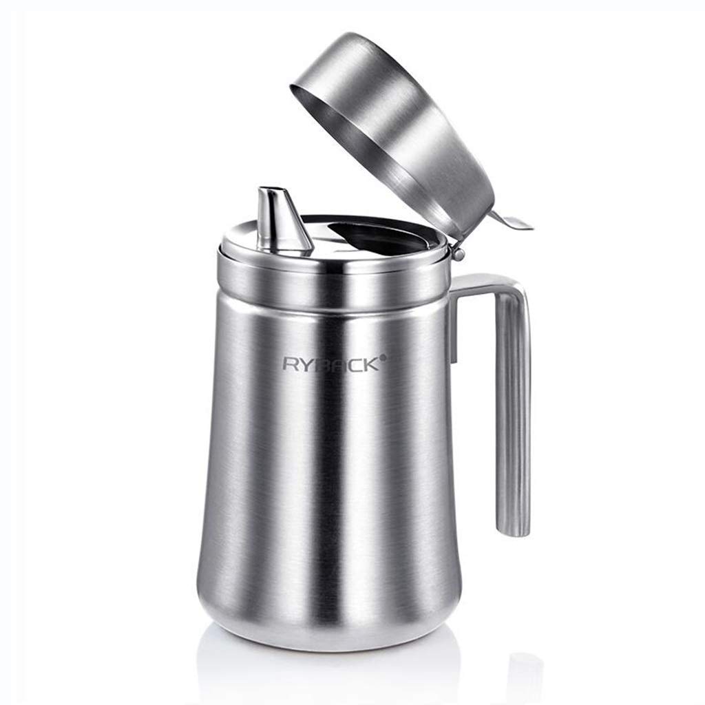 Bouteille d'huile acier inoxydable 304 récipient cuisine condiment