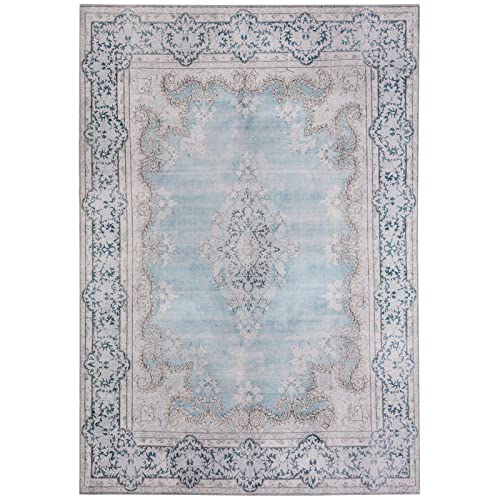 TALETA Teppich Wohnzimmer, Teppich waschbar rutschfest, Bunte Teppiche mit Muster für Wohnzimmer, Schlafzimmer, Vintage orientalischer Teppich Groß: 240 x 340 cm, rot