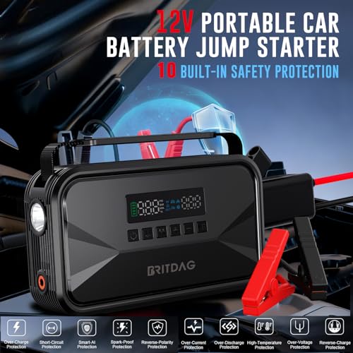Portable Jump Starter with 150PSI Compressor