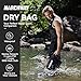 MARCHWAY Floating Waterproof Dry Bag Backpack 5L/10L/20L/30L/40L, Roll Top Sack Keeps Gear Dry for Kayaking, Rafting, Boating, Swimming, Camping, Hiking, Beach, Fishing (Black, 30L)