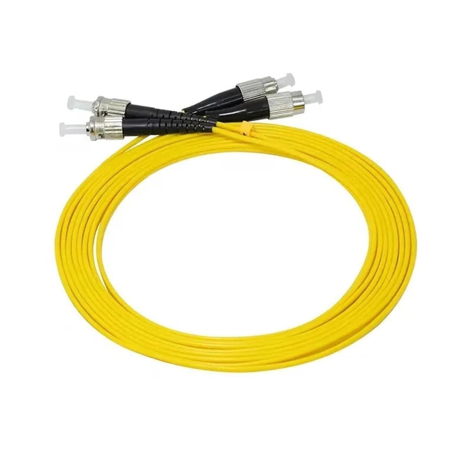 Cavo patch in fibra ottica monomodale FC/UPC-ST/UPC, 10 pezzi, cavo jumper simplex SM Duplex 2 core, 1 m, 2 m, 3 m, 5 m, 10 m(1m)