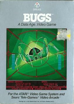 Bugs Atari 2600 Game Cartridge