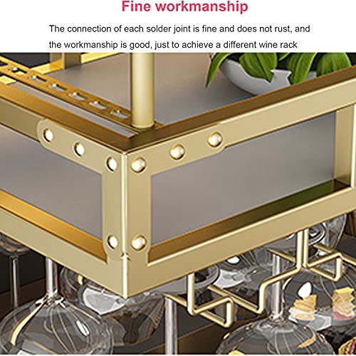 Soporte para botellas de vino de hierro forjado miniatura 7